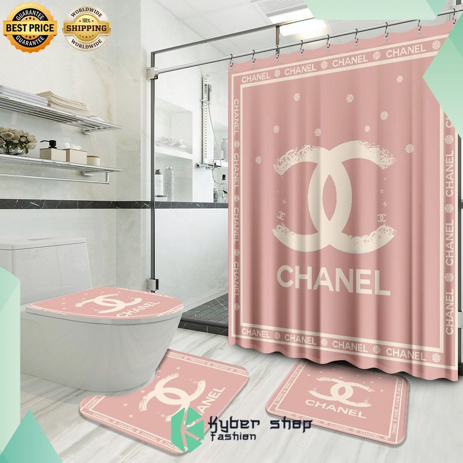 chanel bathroom curtain set 1 207