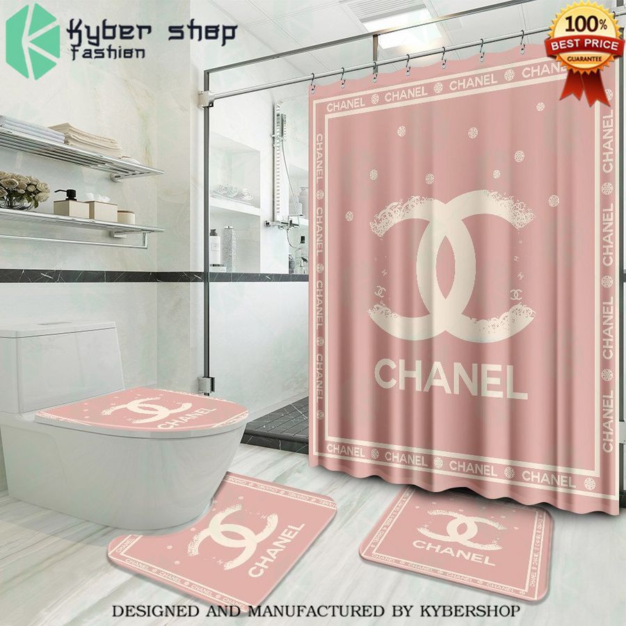chanel bathroom curtain set 1 972