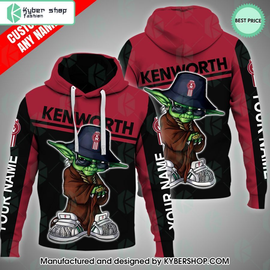 custom kenworth baby yoda hoodie and sweatpants 1 421