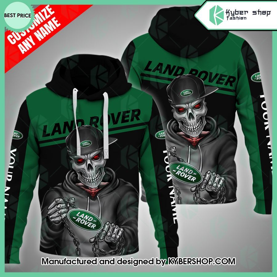 custom land rover skull hoodie and sweatpants 1 848