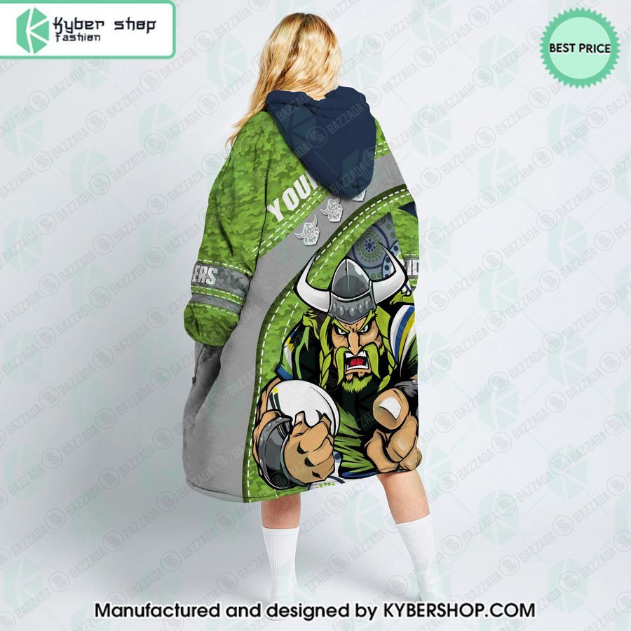 custom mascot canberra raiders blanket hoodie 3 236