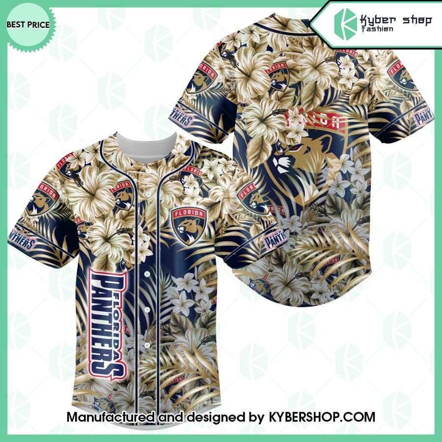 florida panthers hawaiian design baseball jersey 1 373