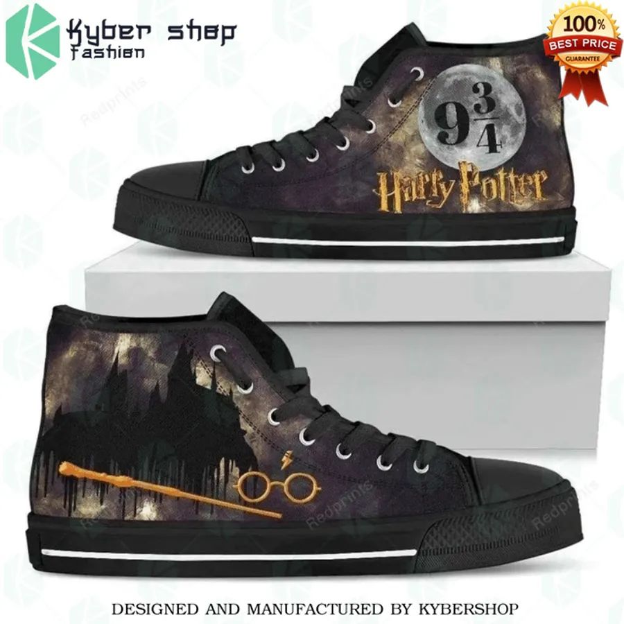 harry potter 9 3 4 high top canvas shoes 1 946