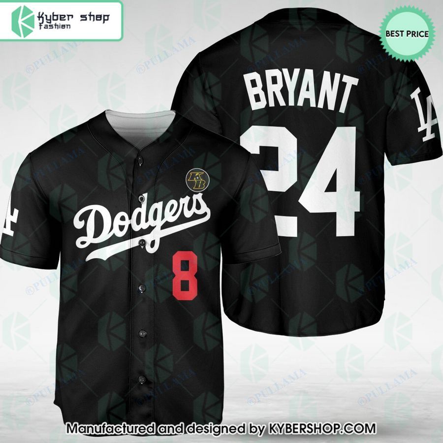 Kobe Bryant Los Angeles Dodgers Baseball Jersey