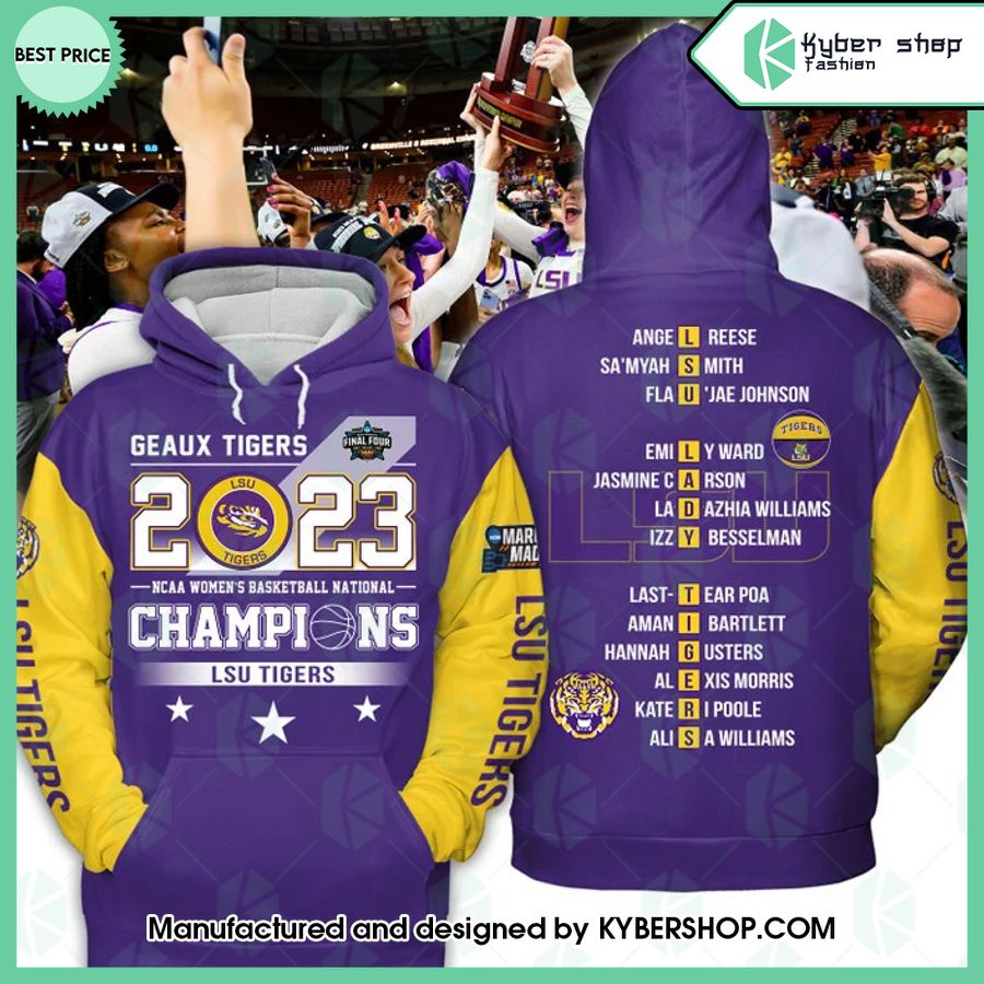 lsu tigers geaux tigers 2023 champions shirt hoodie 2 593