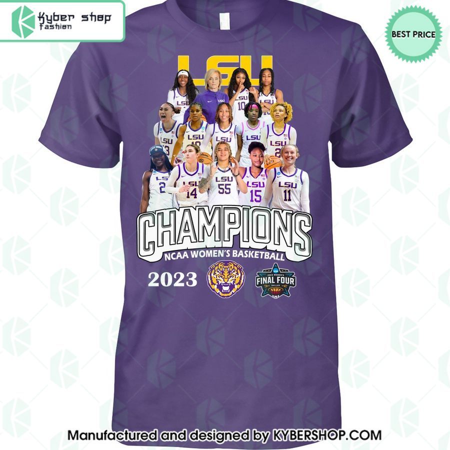 lsu tigers ncaa womens bakeketball champions 2023 t shirt 1 889