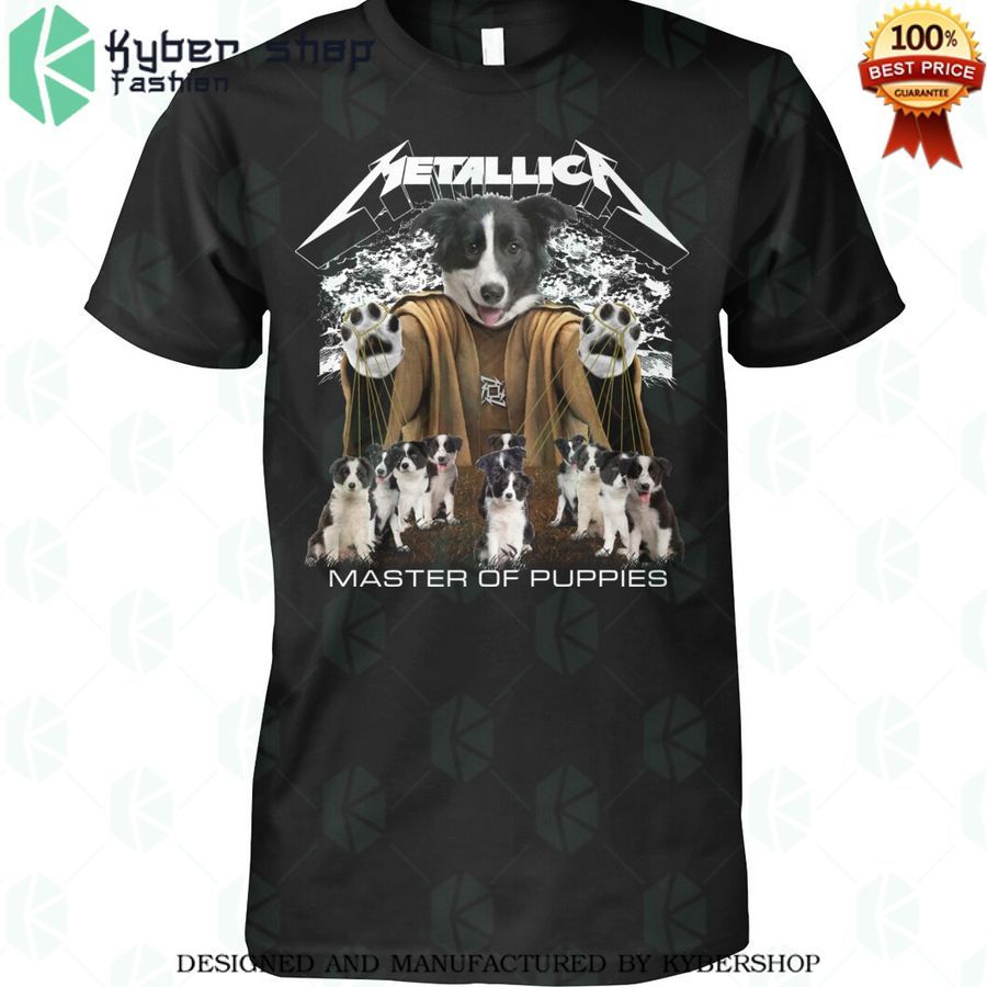 metallica border collie master of puppies shirt 1 573
