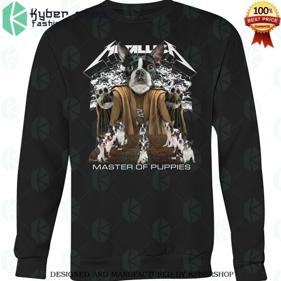 metallica boston terrier master of puppies shirt 3 427