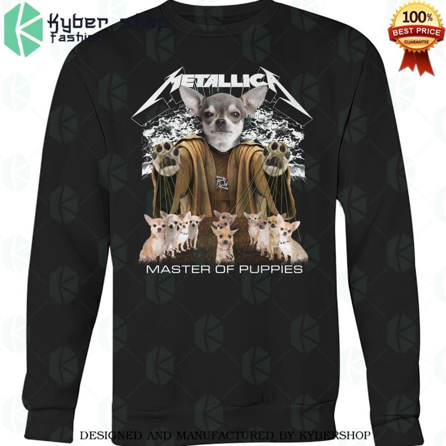 metallica chihuahua master of puppies shirt 3 406