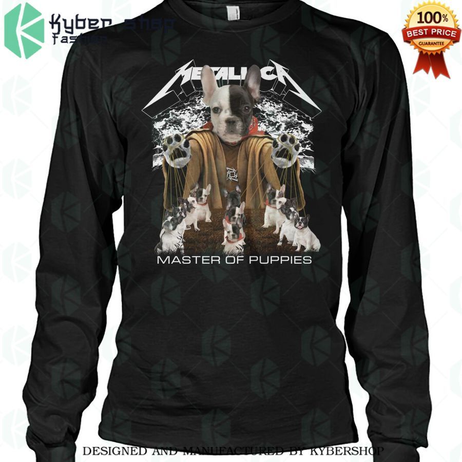 metallica french bulldog master of puppies shirt 2 862