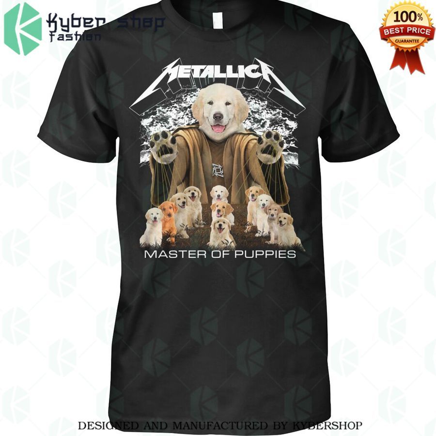 Metallica Golden Retriever Master of puppies Shirt
