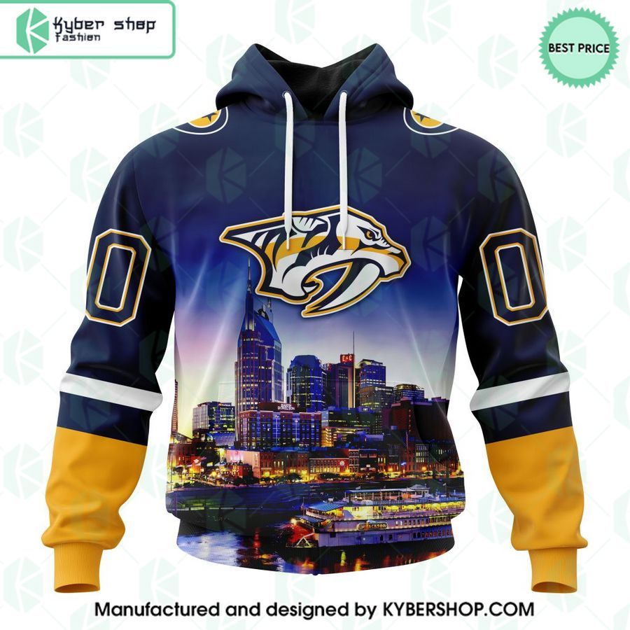 nashville predators city skyline special design custom hoodie 1 671
