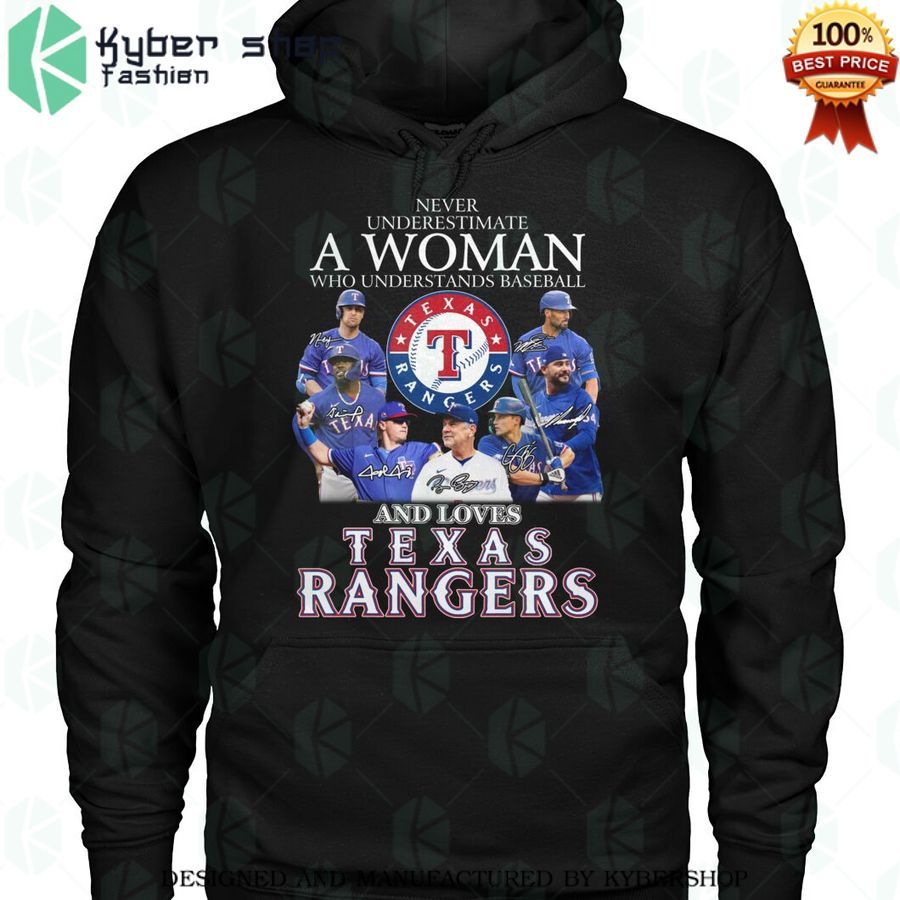 never underestimate a woman who loves texas rangers shirt 4 241