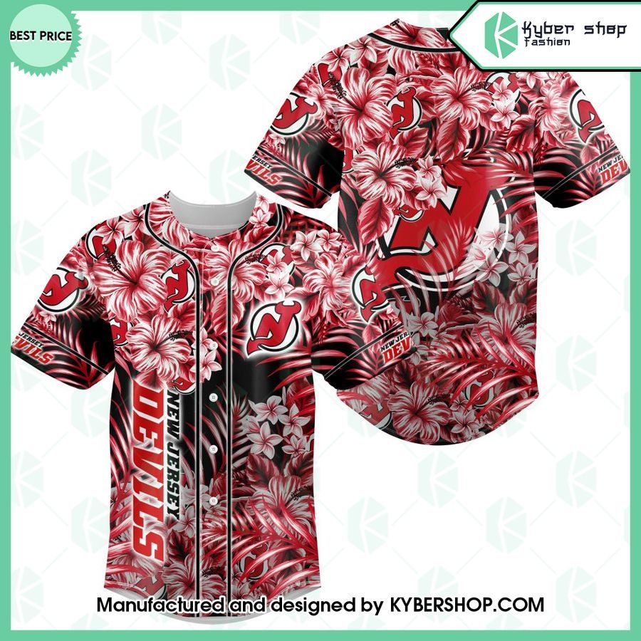 new jersey devils hawaiian design baseball jersey 1 520