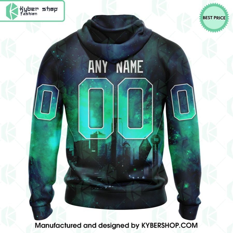 nhl dallas stars special design with night sky galaxy custom hoodie 3 379