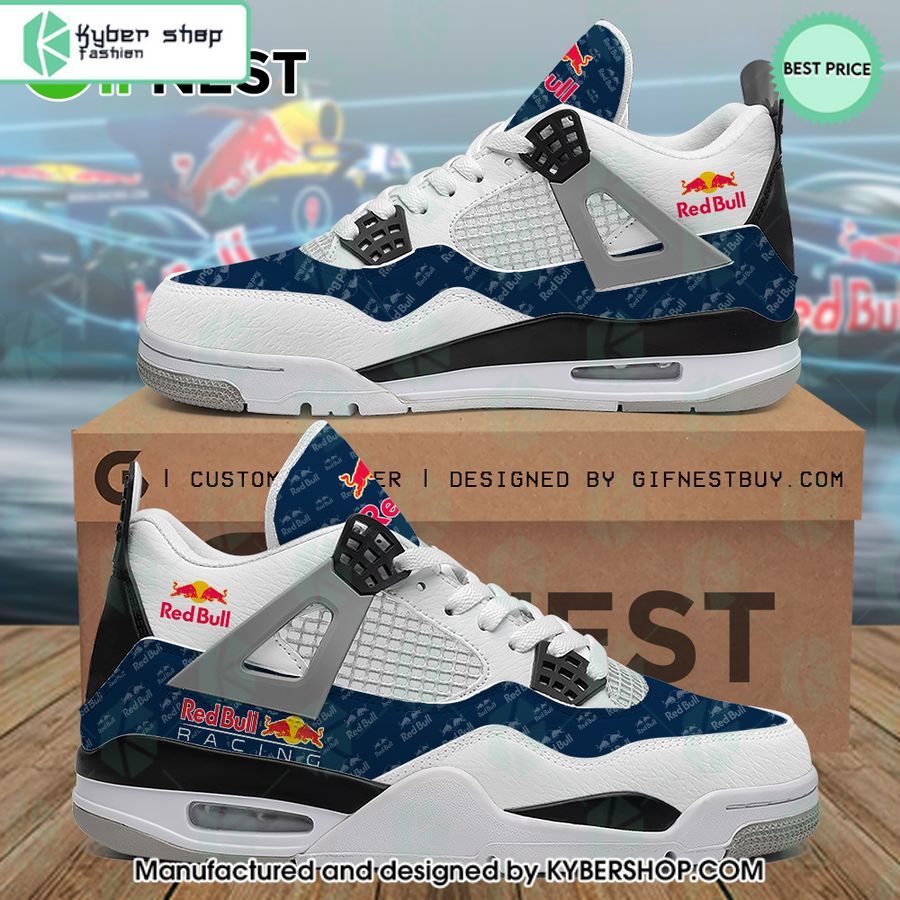 Red Bull Racing Air Jordan 4 Shoes - LIMITED EDITION