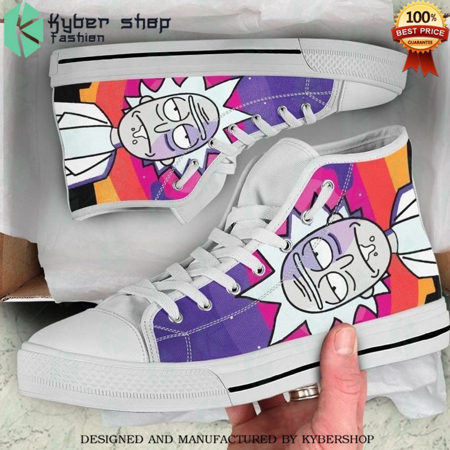 Rick and Morty Canvas High Top Shoes