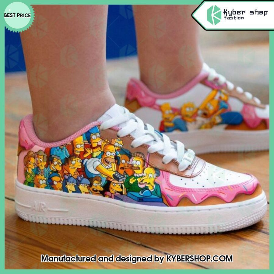 the simpsons nike air force shoes 2