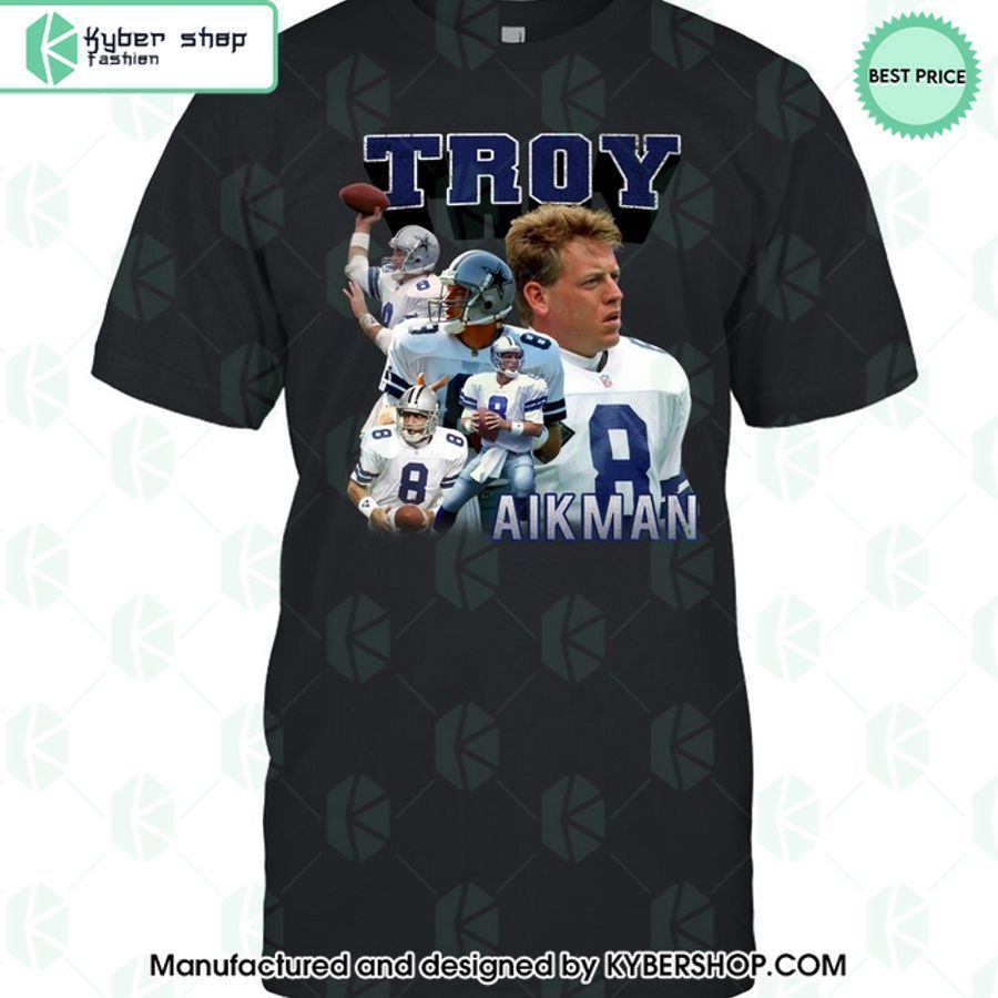 Troy Aikman Dallas Cowboys T Shirt - LIMITED EDITION