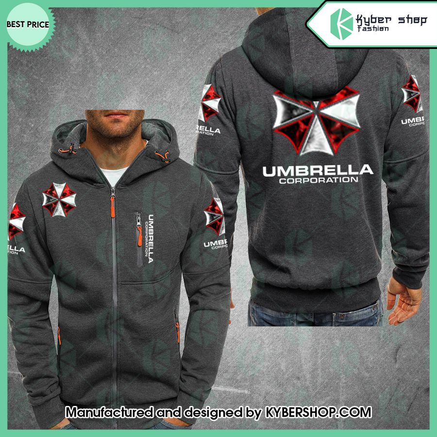 umbrella corporation chest pocket hoodie 1 43
