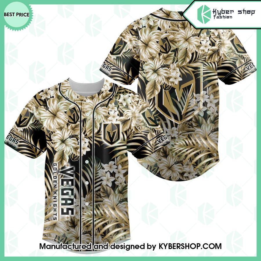 vegas golden knights hawaiian design baseball jersey 1 583