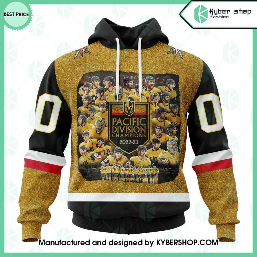vegas golden knights pacific division champions special design custom hoodie 1 963