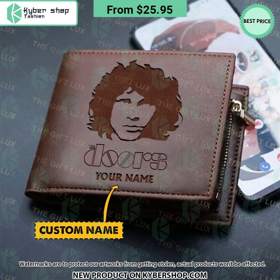 The Doors Band CUSTOM Leather Wallet