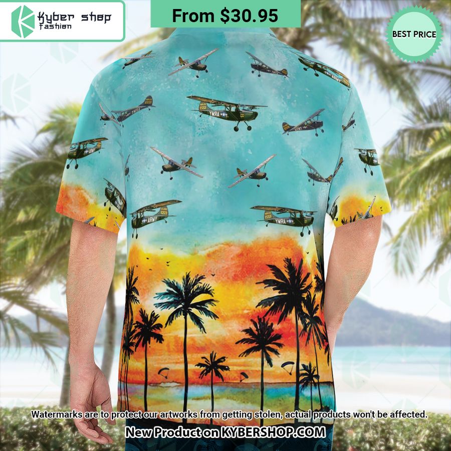 cessna l 19 o 1 bird dog hawaiian shirt 2 833