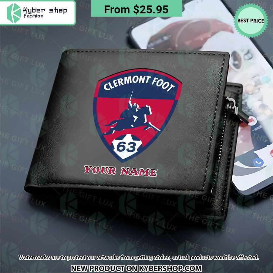 clermont foot 63 custom leather wallet 2 927
