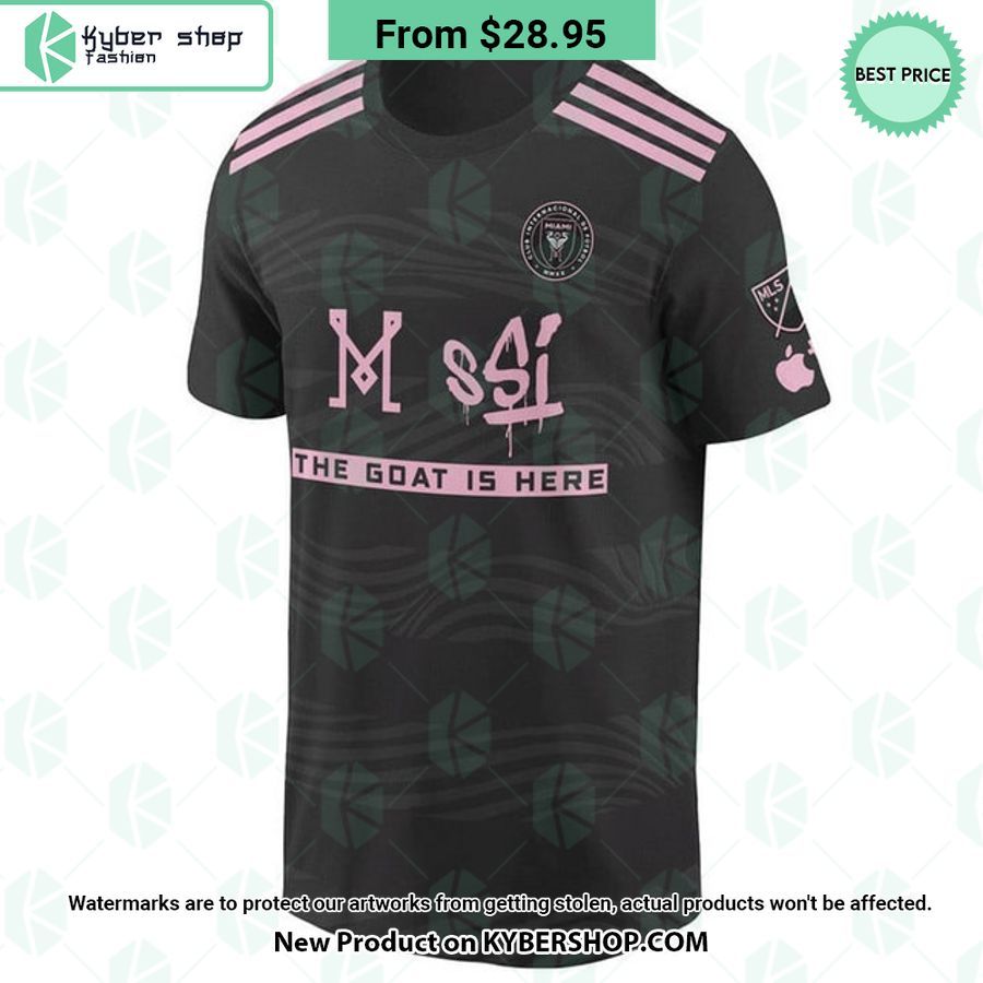 leonel messi inter miami the goat is here t shirt 3 984