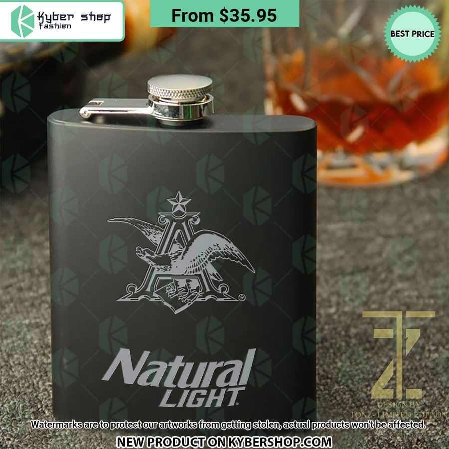 Natural Light Hip Flask