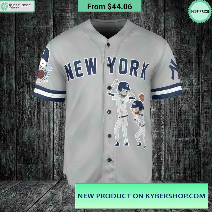 new york yankees rick and morty baseball jersey 2 407
