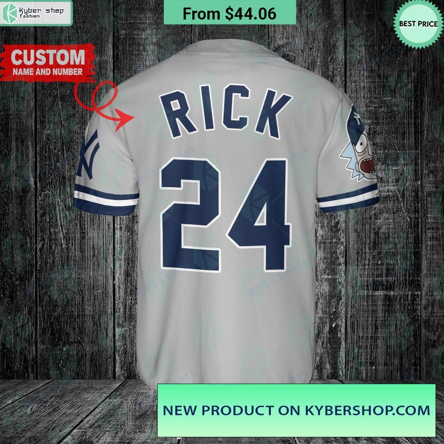 new york yankees rick and morty baseball jersey 3 976