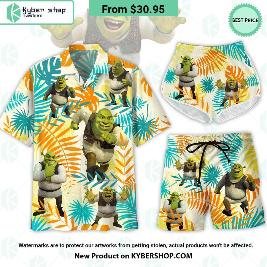 Shrek Tropical Hawaiian Shirt