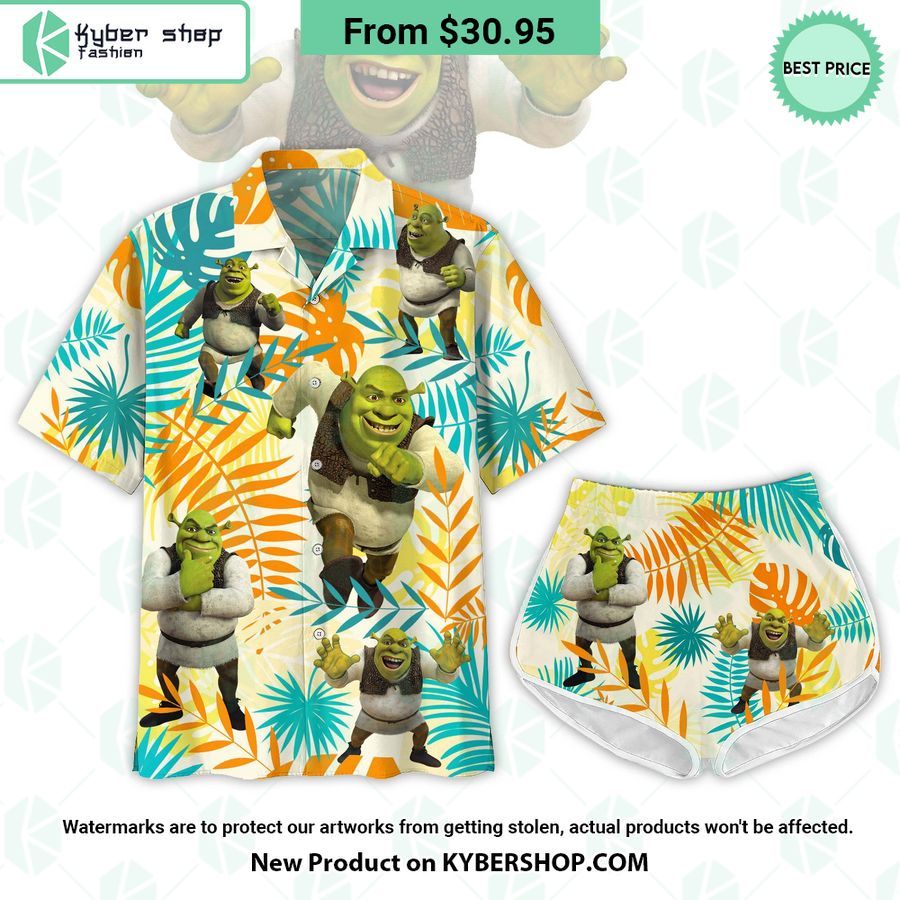 shrek tropical hawaiian shirt 2 567