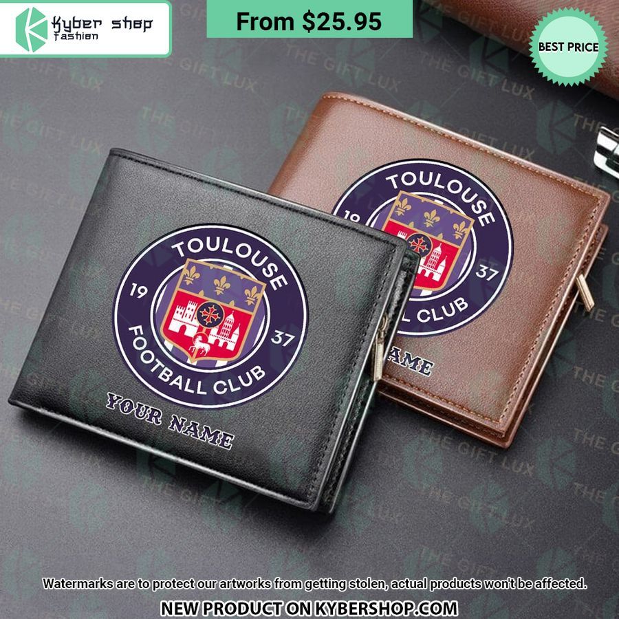 Toulouse FC CUSTOM Leather Wallet