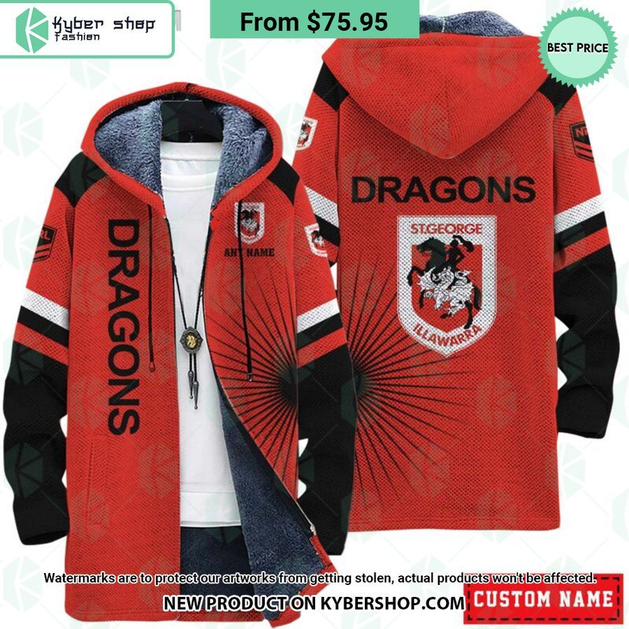 st george illawarra dragons custom wind jacket 1 980