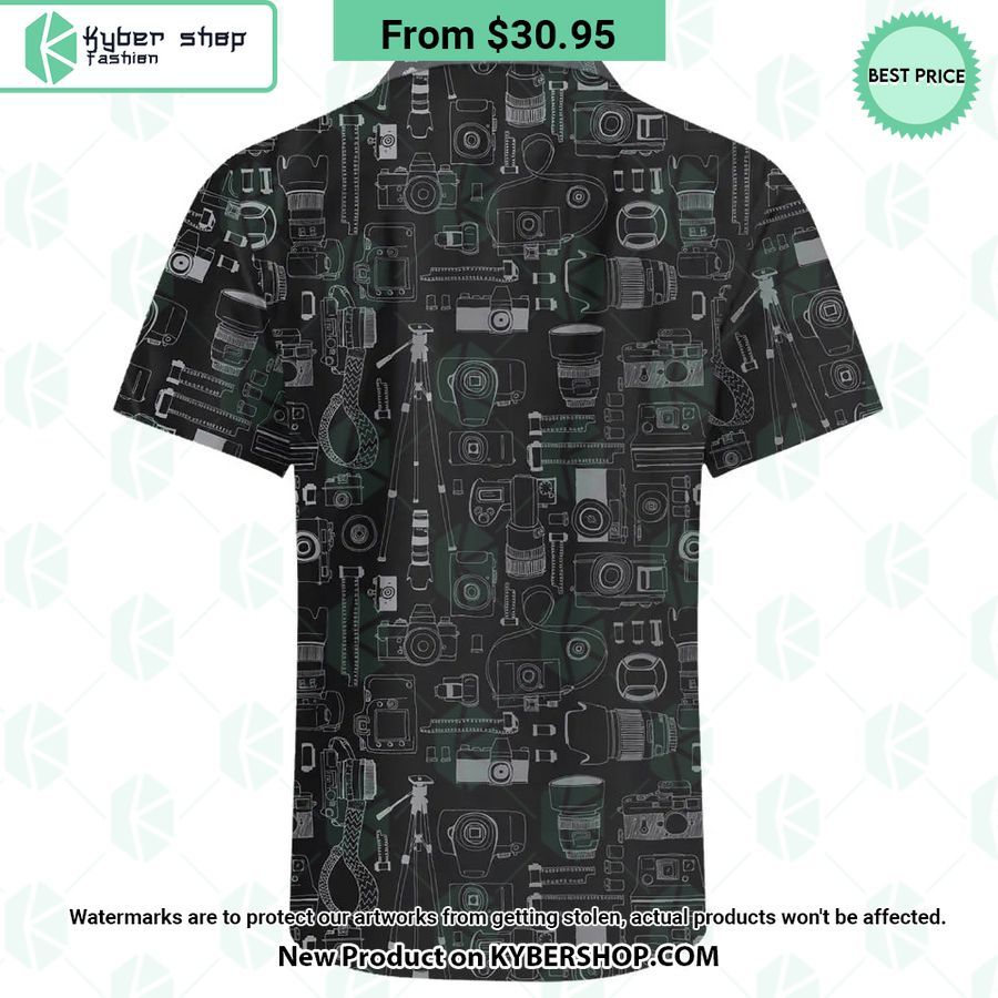 camera pattern hawaiian shirt 2 458
