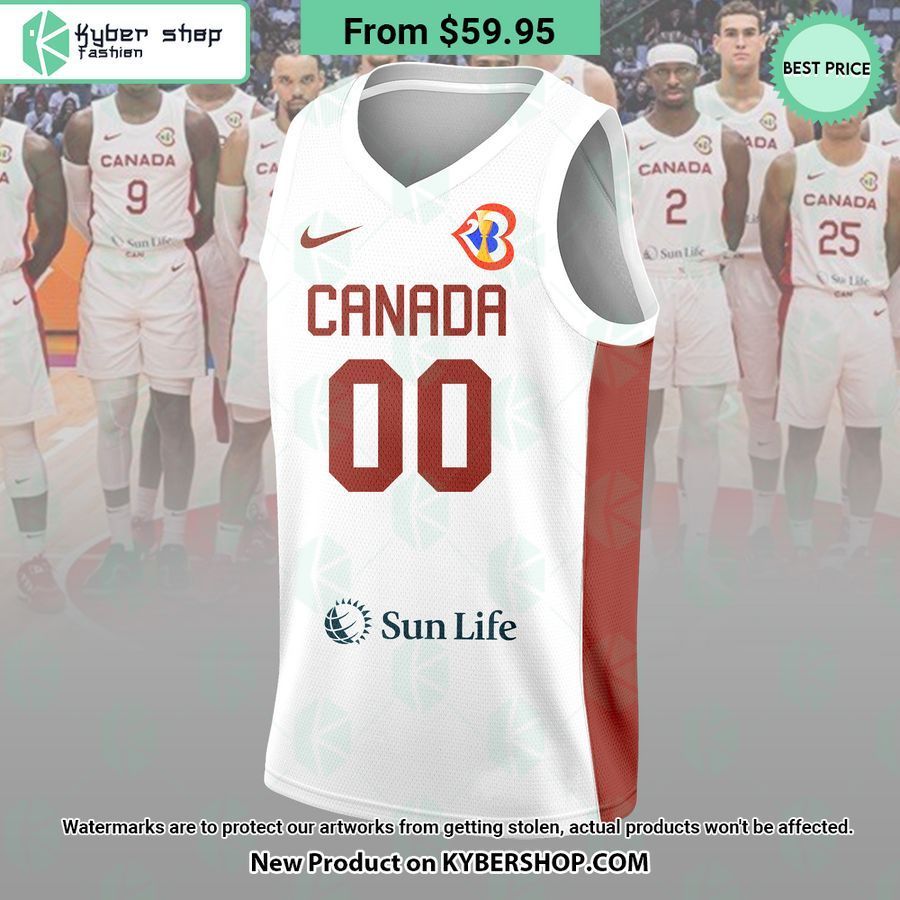 canada fiba basketball world cup 2023 custom basketball jersey classic cap 2