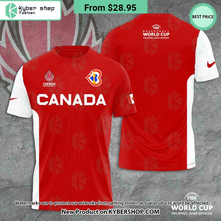 Canada Men’s National Basketball World Cup T Shirt