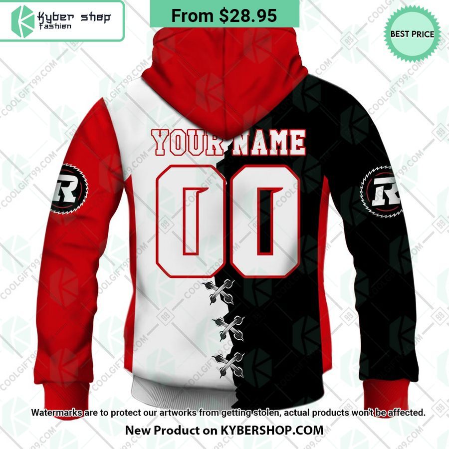cfl ottawa redblacks mix jersey style custom hoodie 6 425