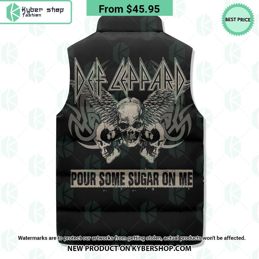 def leppard pour some sugar on me sleeveless puffer down jacket 2 108