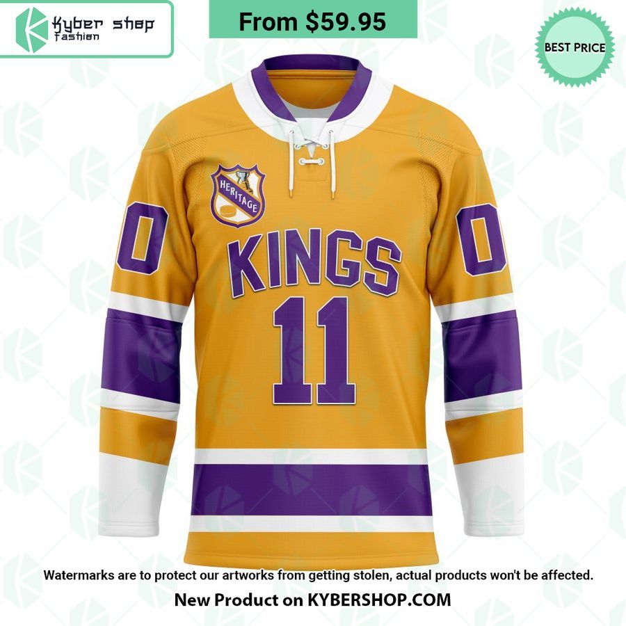 los angeles kings heritage concepts team logo hockey jersey 1 232