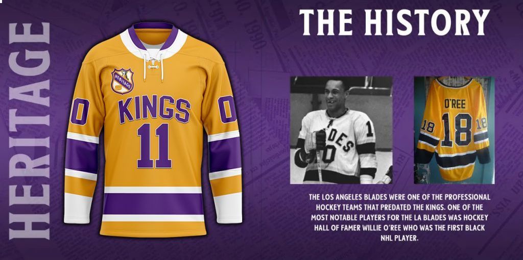 los angeles kings heritage concepts team logo hockey jersey 1 306