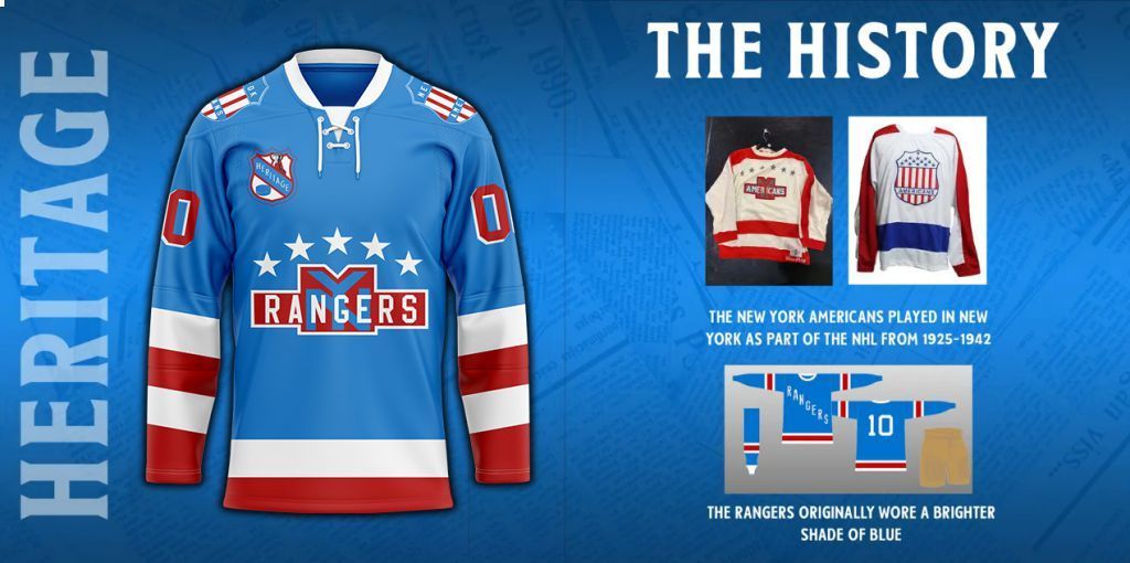new york rangers heritage concepts team logo hockey jersey 1 553