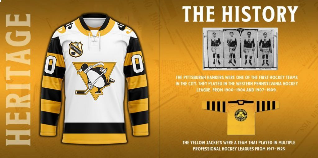 pittsburgh penguins heritage concepts team logo hockey jersey 1 376