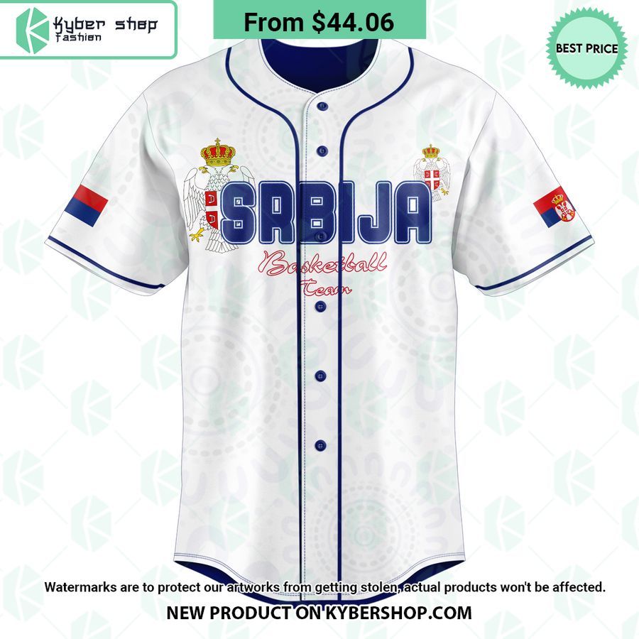serbia basketball team custom baseball jersey 2 132