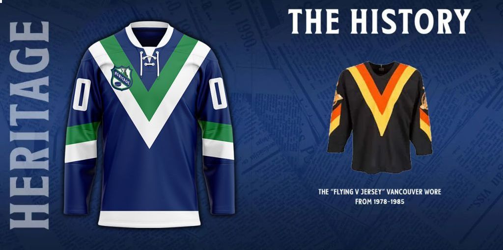 vancouver canucks heritage concepts team logo hockey jersey 1 533