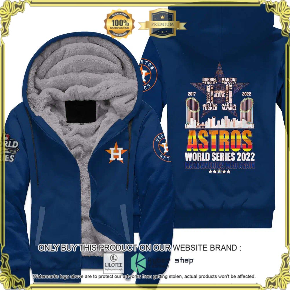 houston astros world series champions blue fleece hoodie limited editionbhlpj