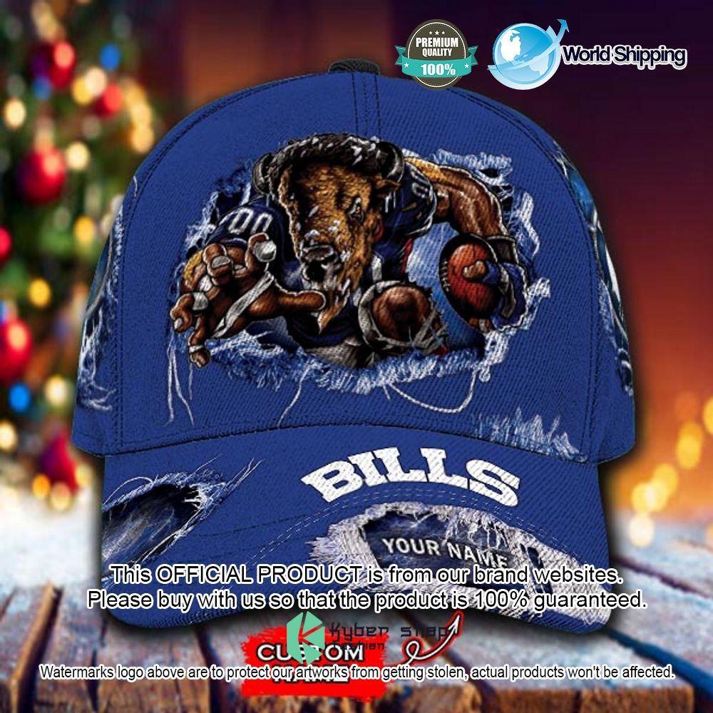 NFL Buffalo Bills Mascot Custom Name Cap - LIMITED EDITION